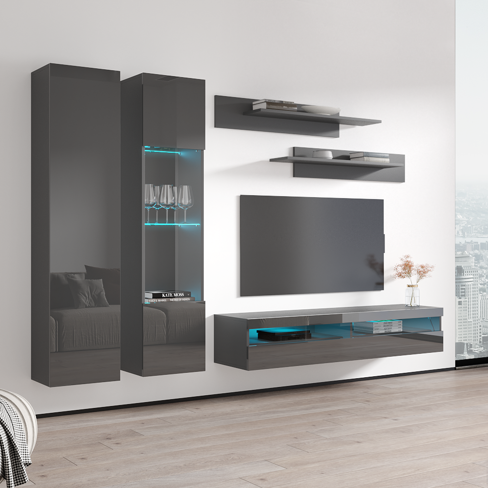 Fly A 35TV Floating Entertainment Center - Meble Furniture