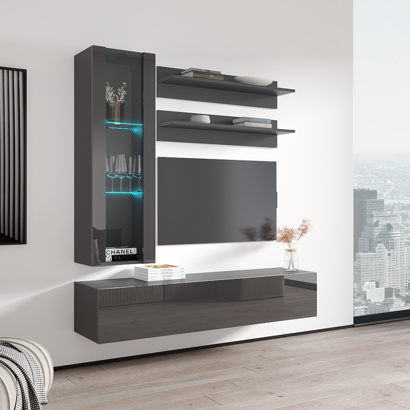Fly H 30TV Floating Entertainment Center - Meble Furniture