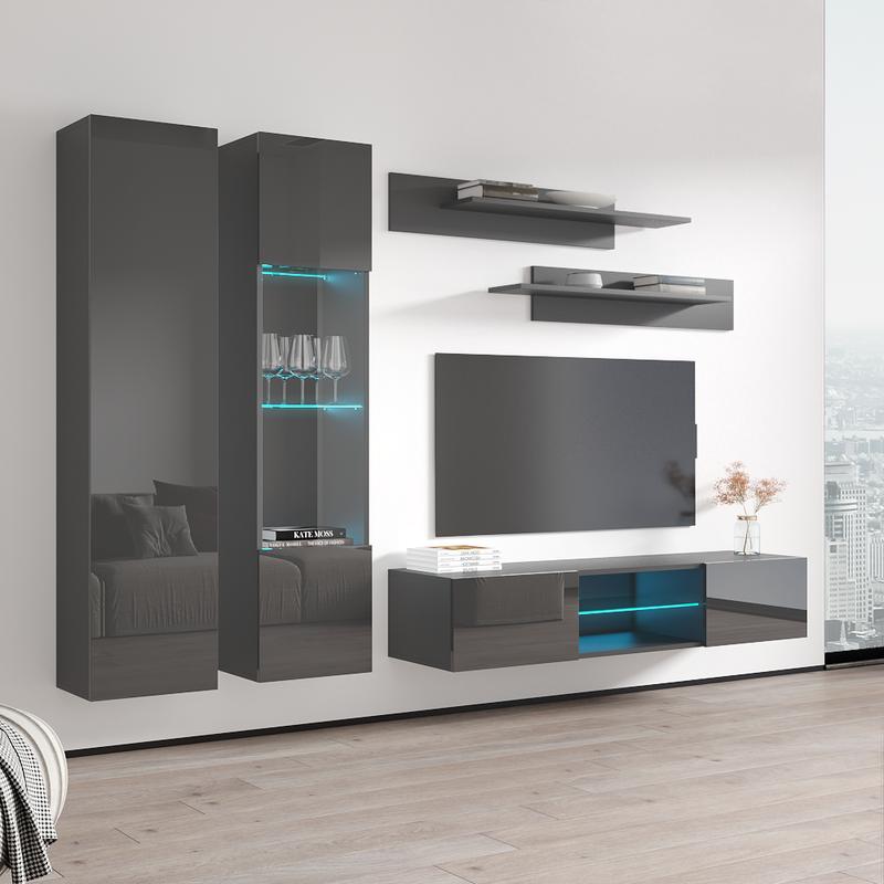Fly A 33TV Floating Entertainment Center - Meble Furniture