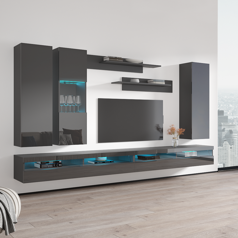 Fly E 35TV Floating Entertainment Center - Meble Furniture