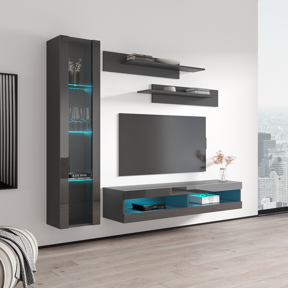 Fly G 34TV Floating Entertainment Center - Meble Furniture