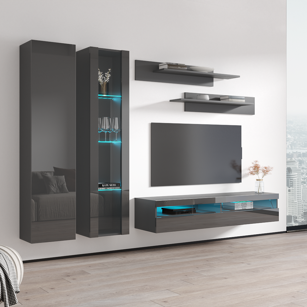 Fly A 35TV Floating Entertainment Center - Meble Furniture