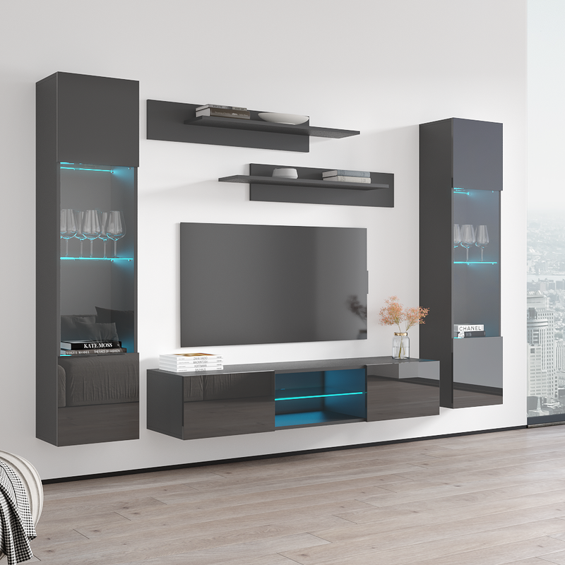 Fly A 33TV Floating Entertainment Center - Meble Furniture