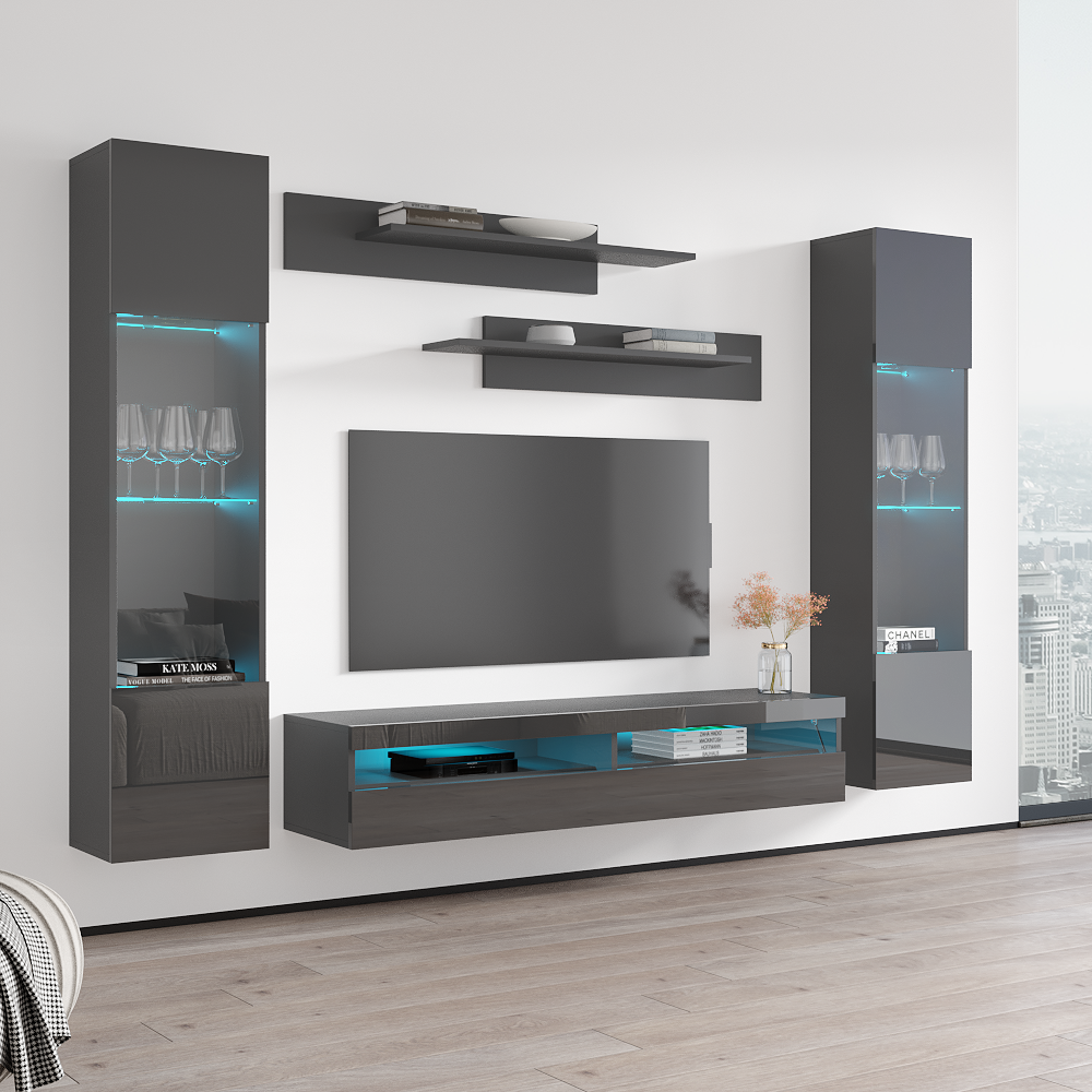 Fly A 35TV Floating Entertainment Center - Meble Furniture