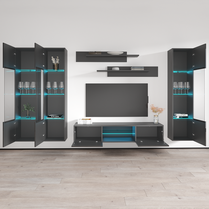 Fly C 33TV Floating Entertainment Center - Meble Furniture