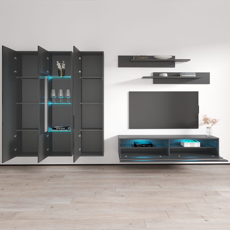 Fly C 35TV Floating Entertainment Center - Meble Furniture