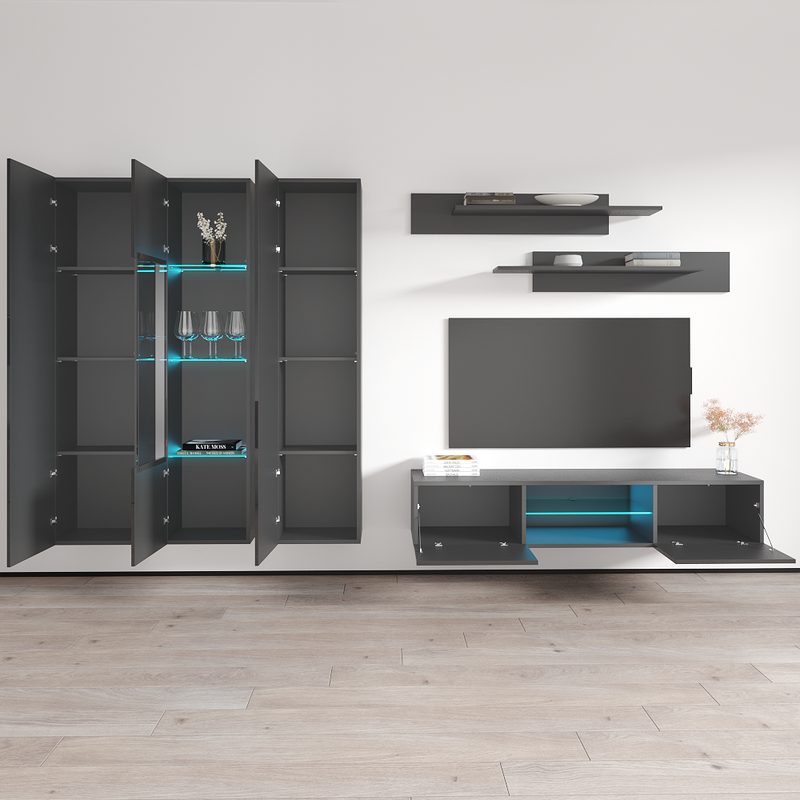Fly C 33TV Floating Entertainment Center - Meble Furniture