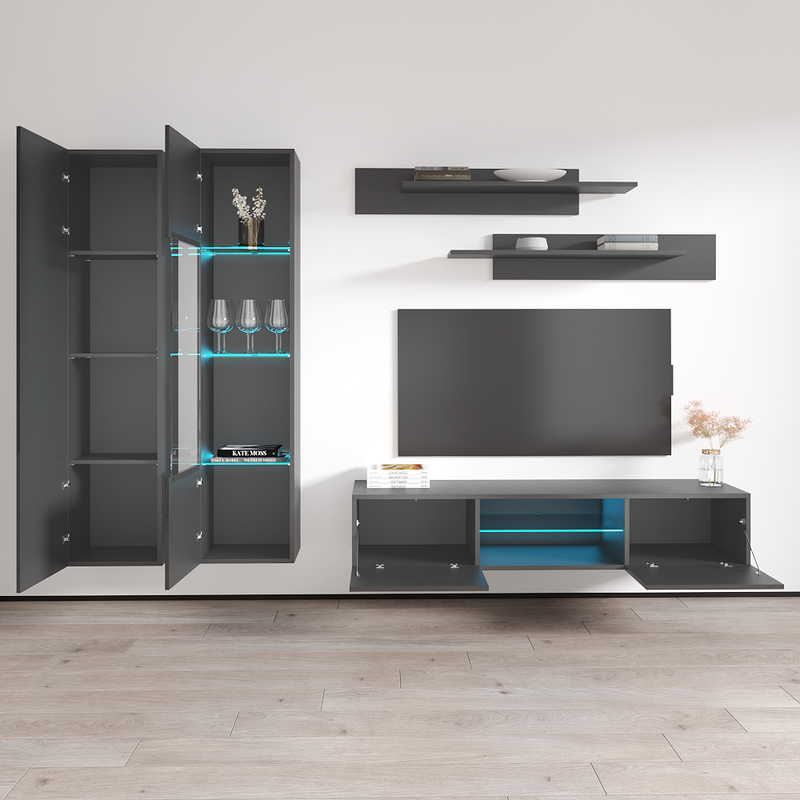 Fly A 33TV Floating Entertainment Center - Meble Furniture