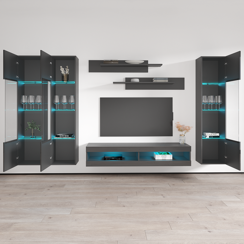Fly C 34TV Floating Entertainment Center - Meble Furniture