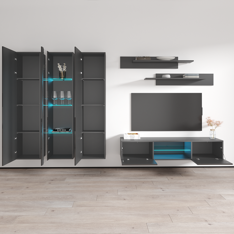 Fly C 33TV Floating Entertainment Center - Meble Furniture