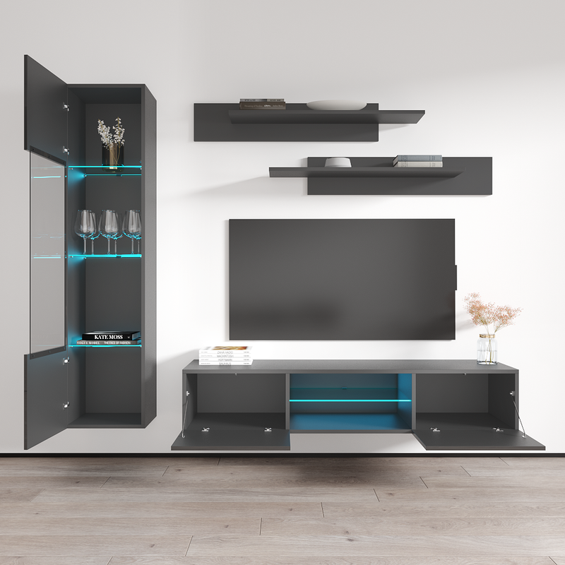Fly G 33TV Floating Entertainment Center - Meble Furniture