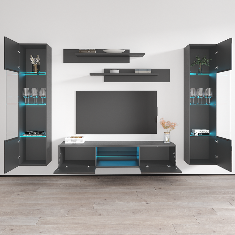 Fly A 33TV Floating Entertainment Center - Meble Furniture
