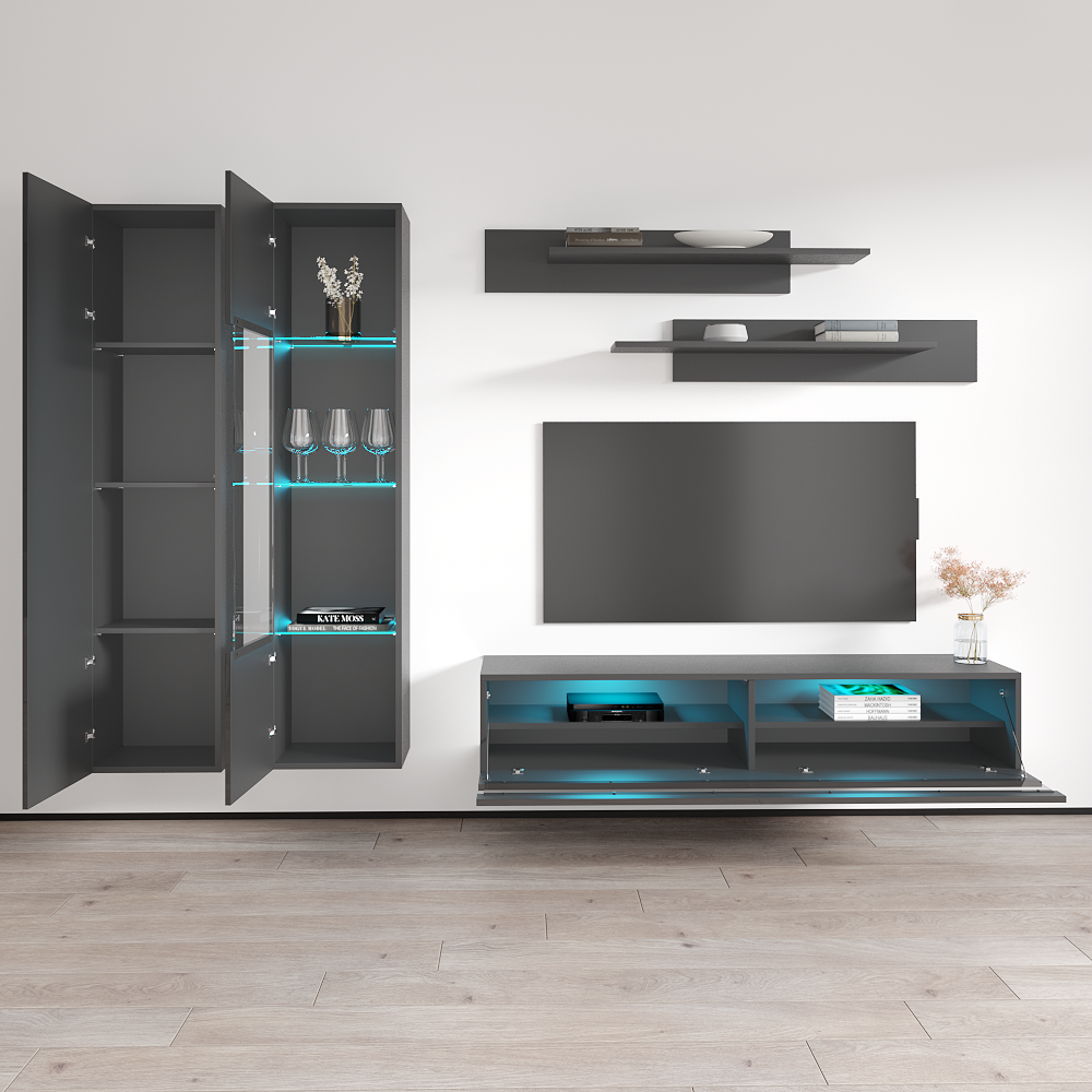 Fly A 35TV Floating Entertainment Center - Meble Furniture