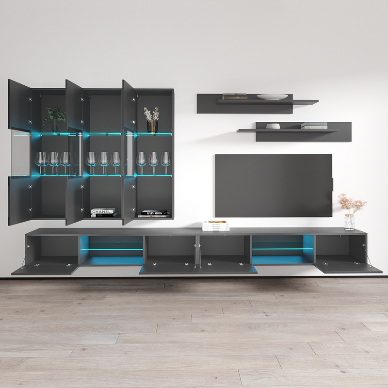 Fly E 33TV Floating Entertainment Center - Meble Furniture