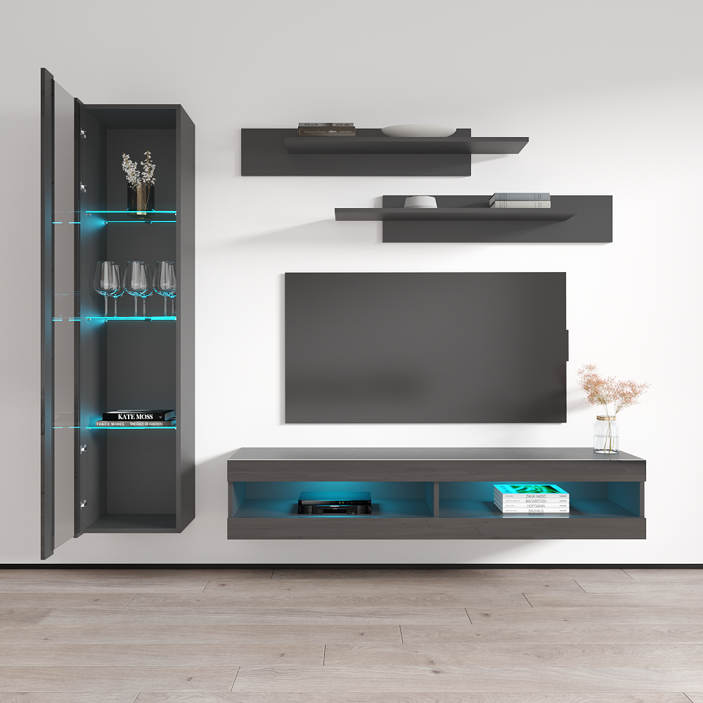 Fly G 34TV Floating Entertainment Center - Meble Furniture