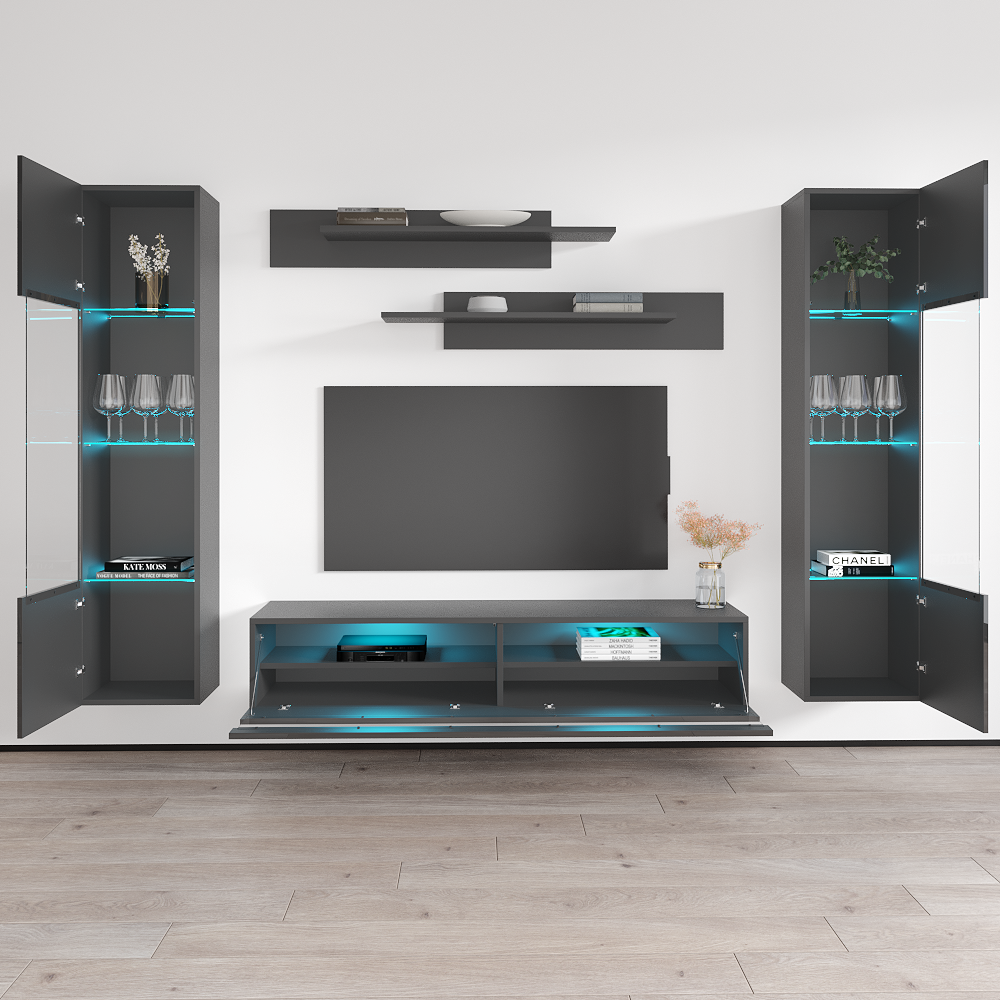 Fly A 35TV Floating Entertainment Center - Meble Furniture