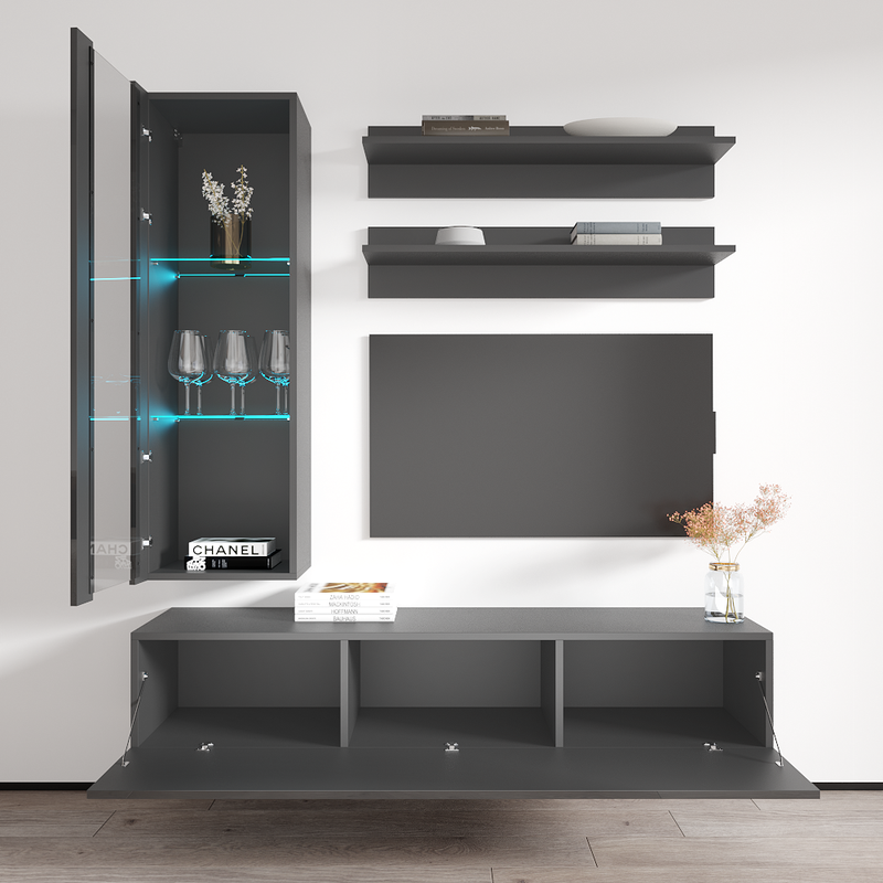 Fly H 30TV Floating Entertainment Center - Meble Furniture
