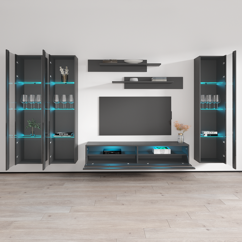 Fly C 35TV Floating Entertainment Center - Meble Furniture