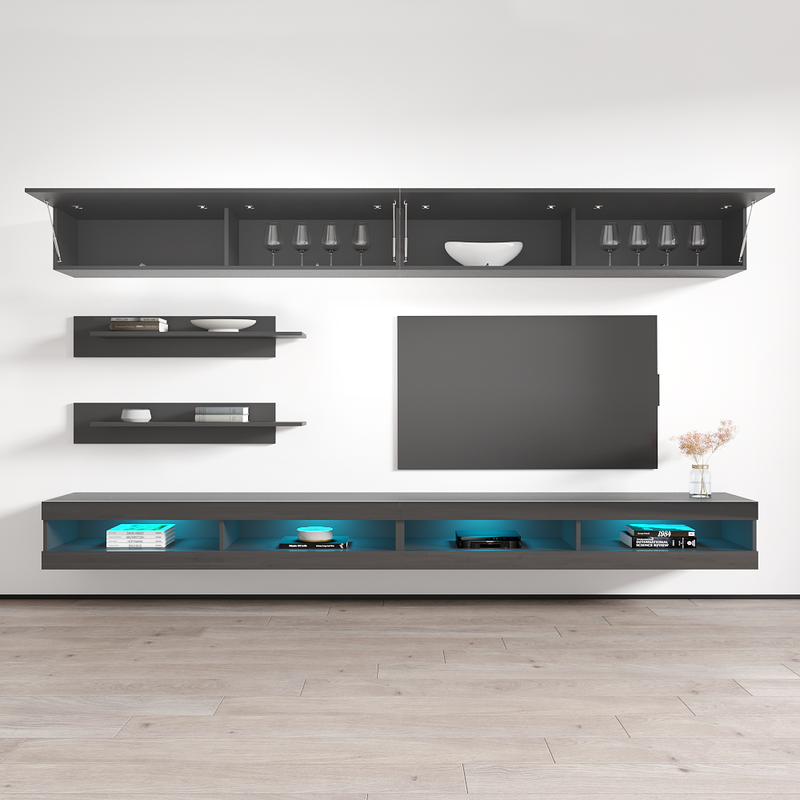 Fly I 34TV Floating Entertainment Center - Meble Furniture