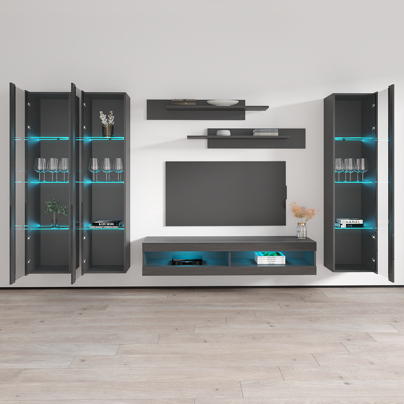 Fly C 34TV Floating Entertainment Center - Meble Furniture