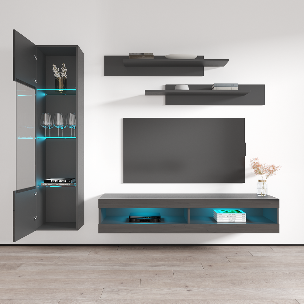 Fly G 34TV Floating Entertainment Center - Meble Furniture