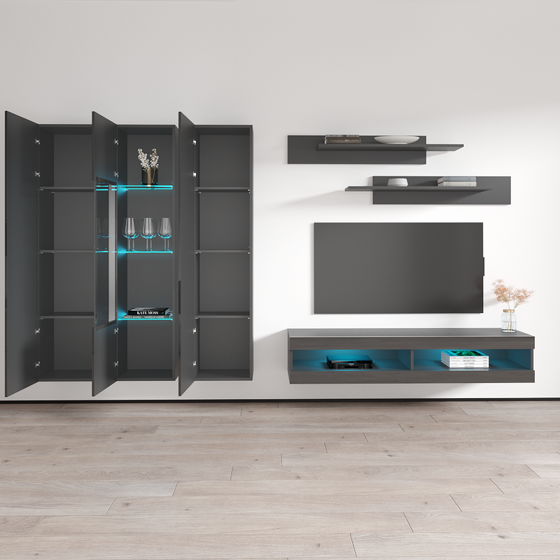 Fly C 34TV Floating Entertainment Center - Meble Furniture