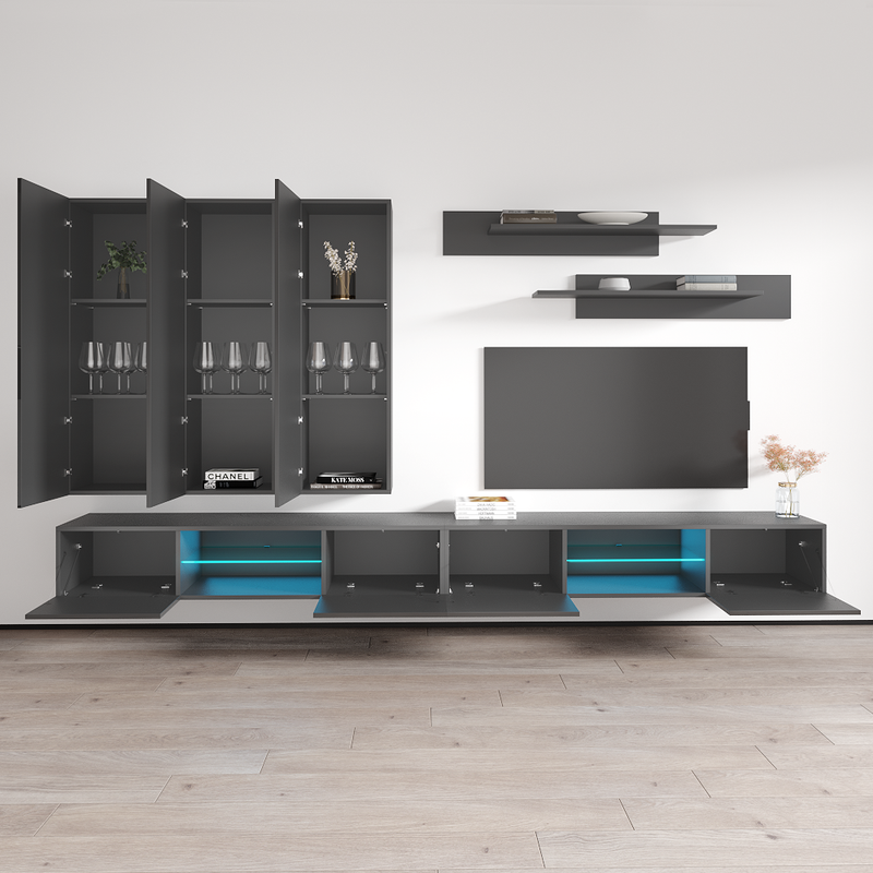 Fly E 33TV Floating Entertainment Center - Meble Furniture