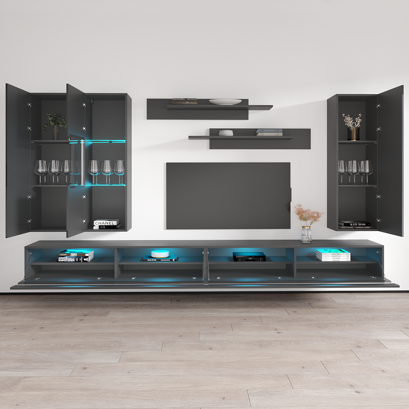 Fly E 35TV Floating Entertainment Center - Meble Furniture