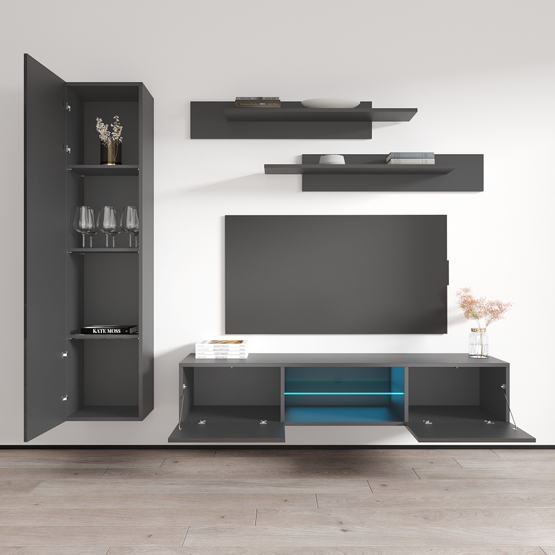 Fly G 33TV Floating Entertainment Center - Meble Furniture