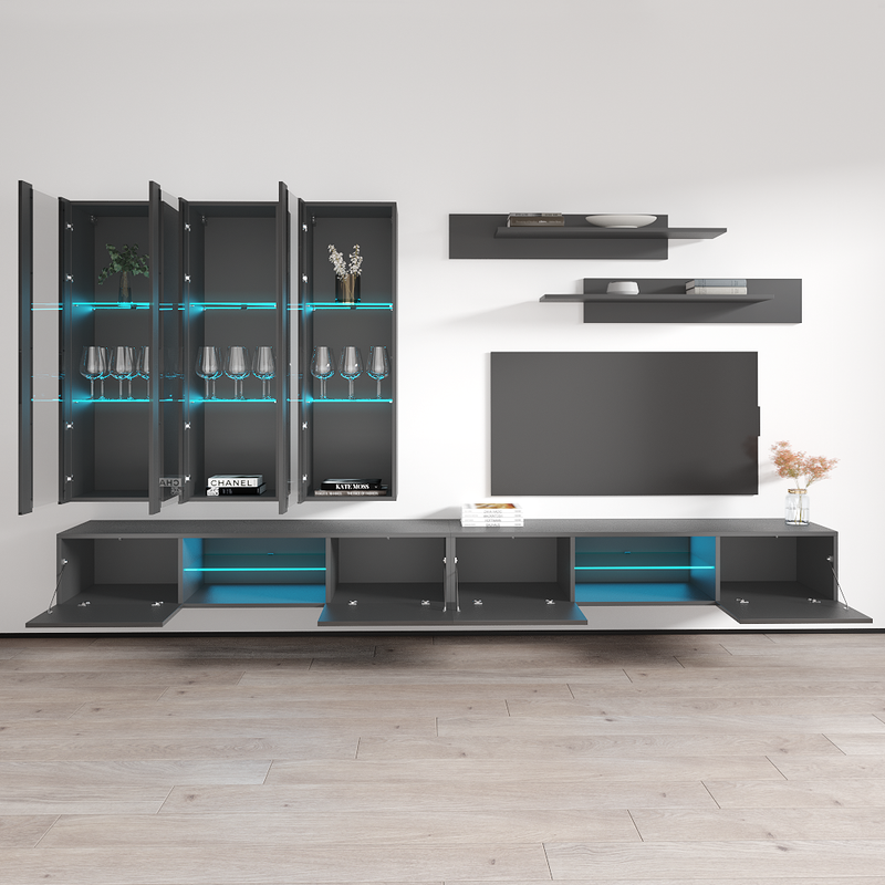 Fly E 33TV Floating Entertainment Center - Meble Furniture