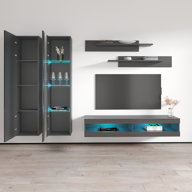 Fly A 34TV Floating Entertainment Center - Meble Furniture