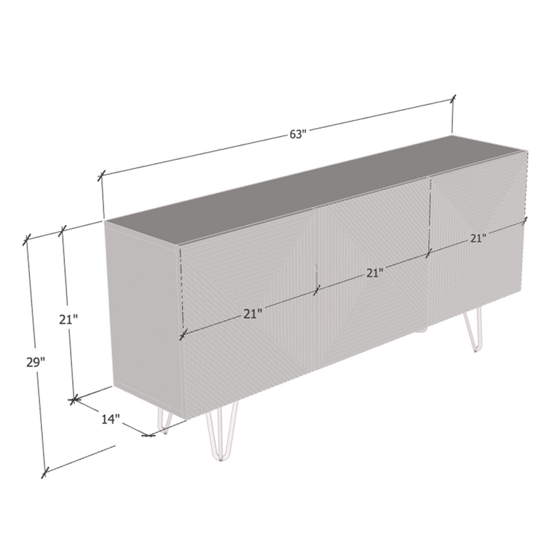 Giza 3D Sideboard - Meble Furniture