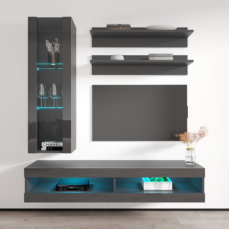 Fly H 34TV Floating Entertainment Center - Meble Furniture