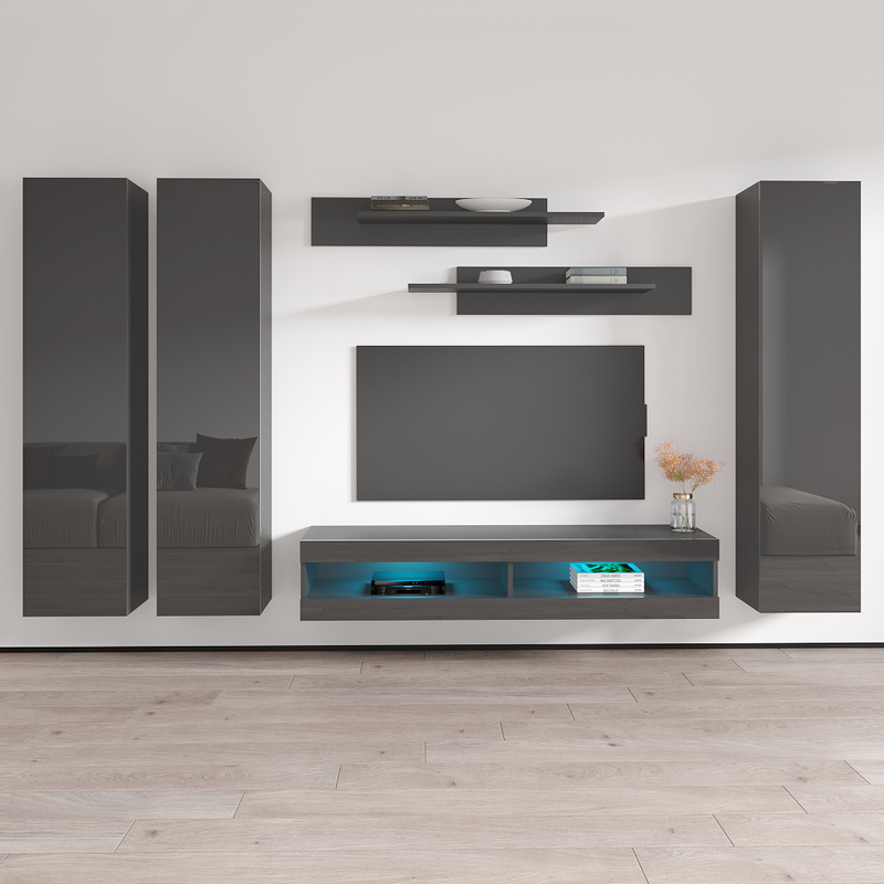 Fly C 34TV Floating Entertainment Center - Meble Furniture