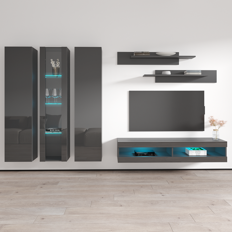Fly C 34TV Floating Entertainment Center - Meble Furniture