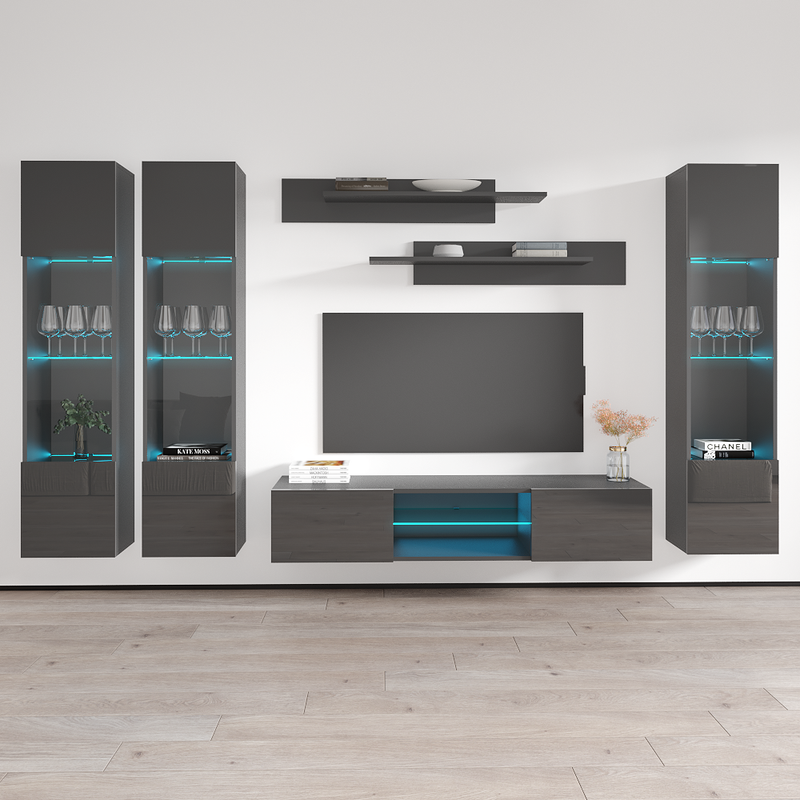 Fly C 33TV Floating Entertainment Center - Meble Furniture