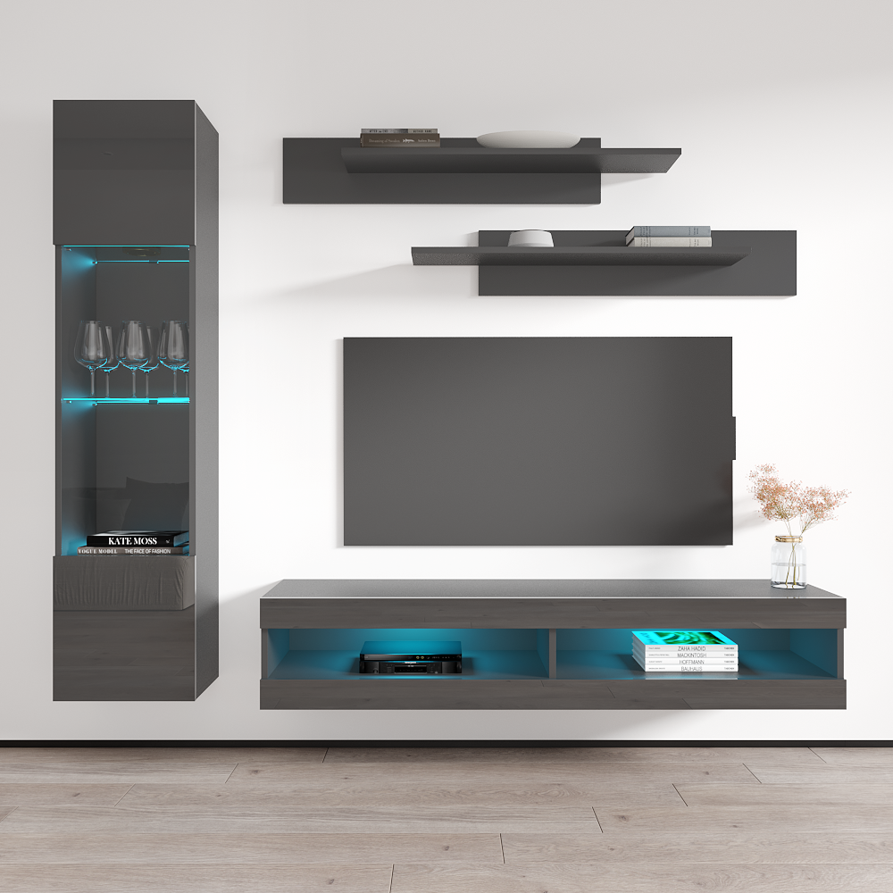 Fly G 34TV Floating Entertainment Center - Meble Furniture
