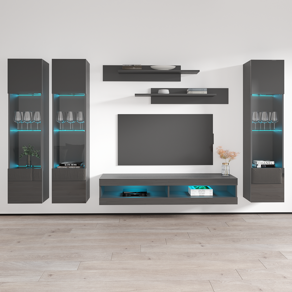 Fly C 34TV Floating Entertainment Center - Meble Furniture