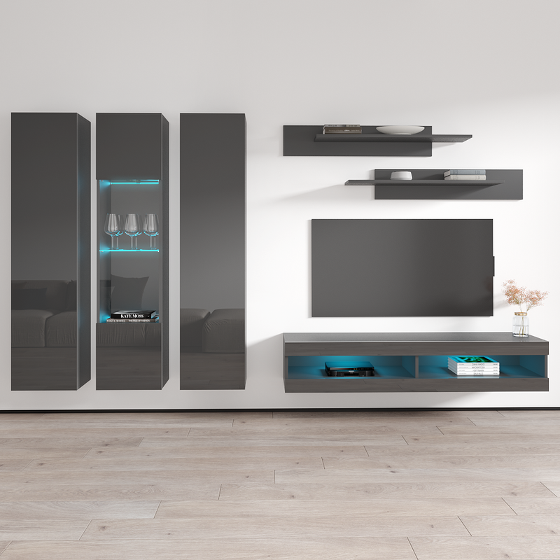 Fly C 34TV Floating Entertainment Center - Meble Furniture