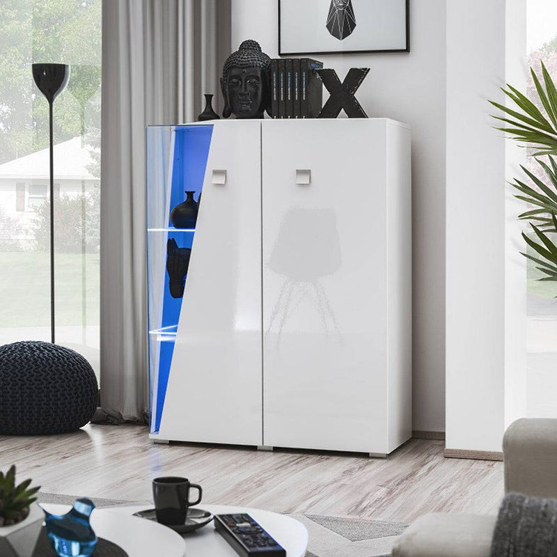 Edge WSN 35" Curio Cabinet - Meble Furniture
