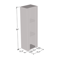 Fly Type-21 Wall Mounted Floating Bookcase Cabinet - Meble Furniture