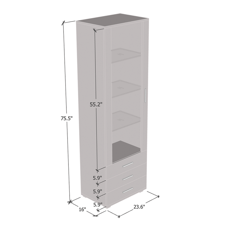 Soho S1 24" Bookcase - Meble Furniture