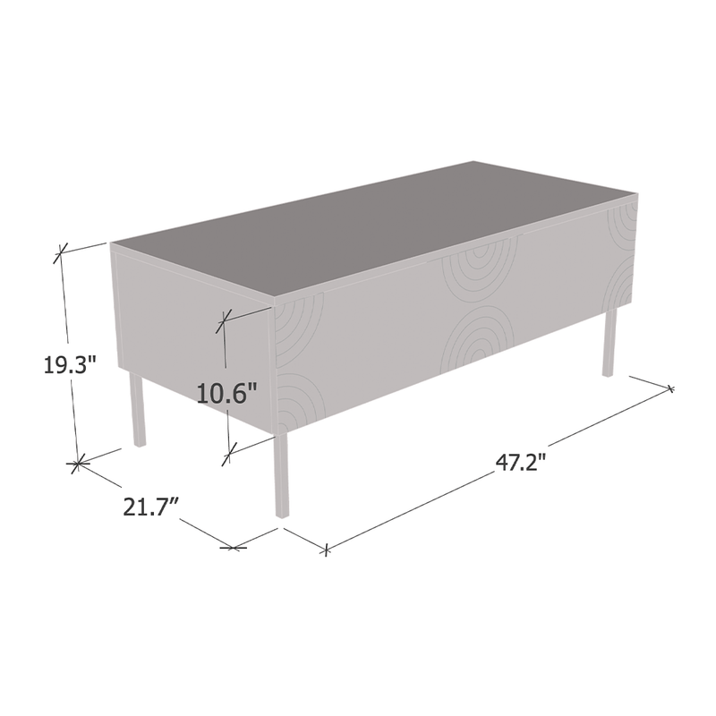 Ronda 03 47" Coffee Table - Meble Furniture