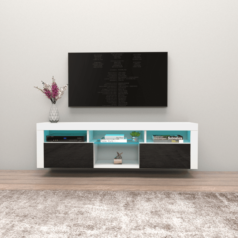 Bari 160 Wall Mounted Floating 63" TV Stand - Meble Furniture