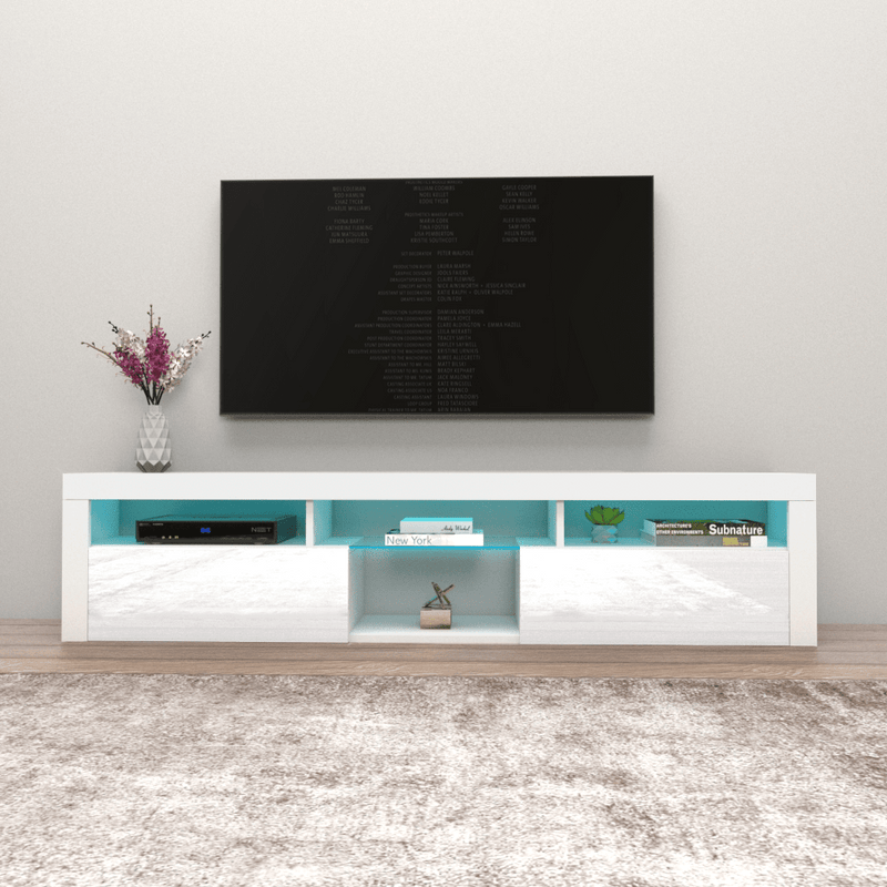 Bari 200 Wall Mounted Floating 79" TV Stand - Meble Furniture