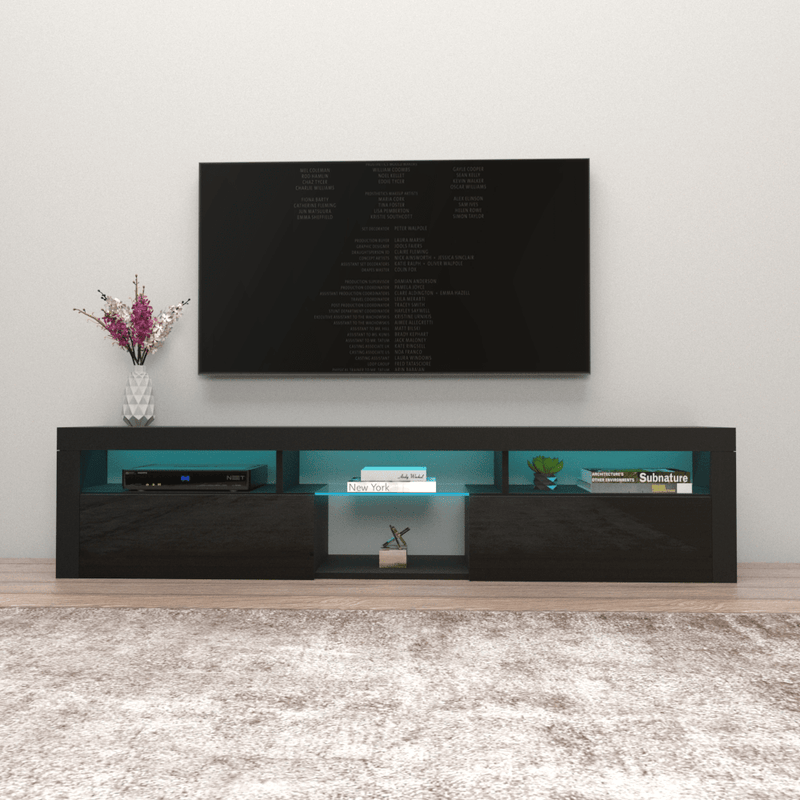 Bari 200 Wall Mounted Floating 79" TV Stand - Meble Furniture