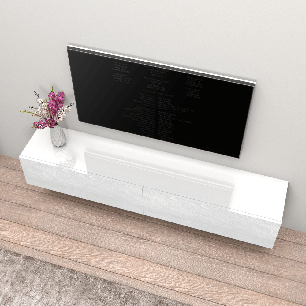 Berno Wall Mounted Floating 71" TV Stand - Meble Furniture
