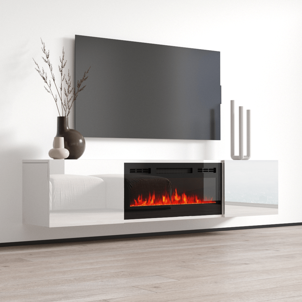 Cali EF Wall Mounted Electric Fireplace 72" TV Stand - Meble Furniture