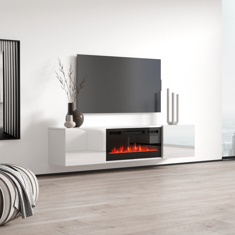 Cali EF Wall Mounted Electric Fireplace 72" TV Stand - Meble Furniture