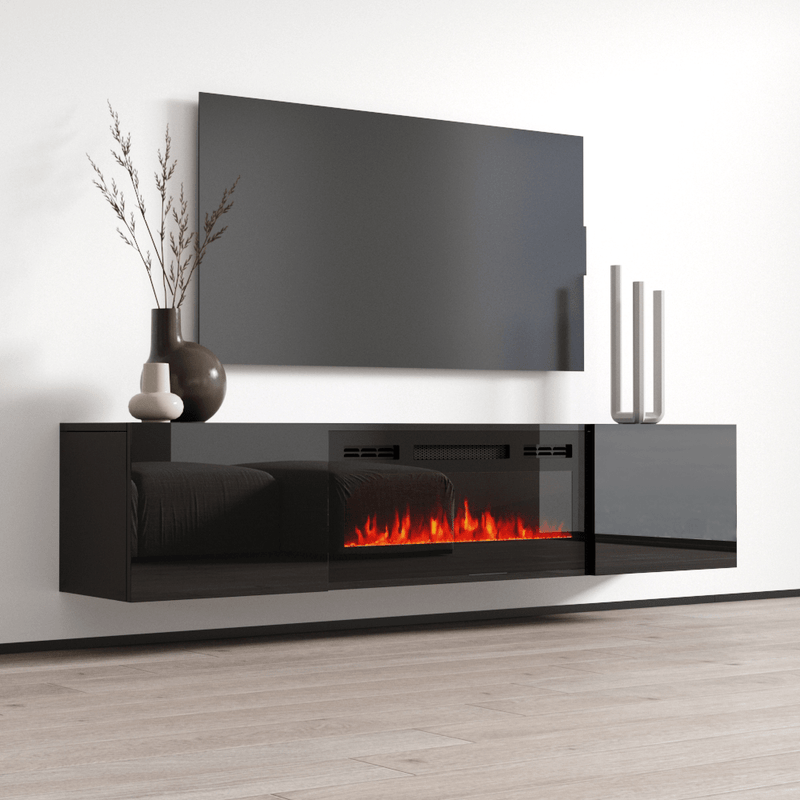 Cali EF Wall Mounted Electric Fireplace 72" TV Stand - Meble Furniture
